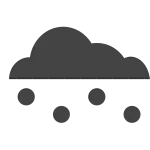 Cloud Snow SVG Icon
